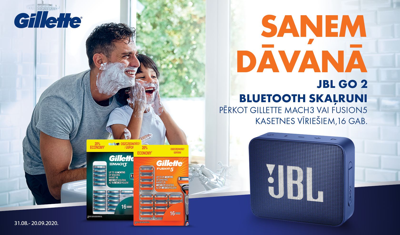 Drogas Gillette DĀVANA par pirkumu