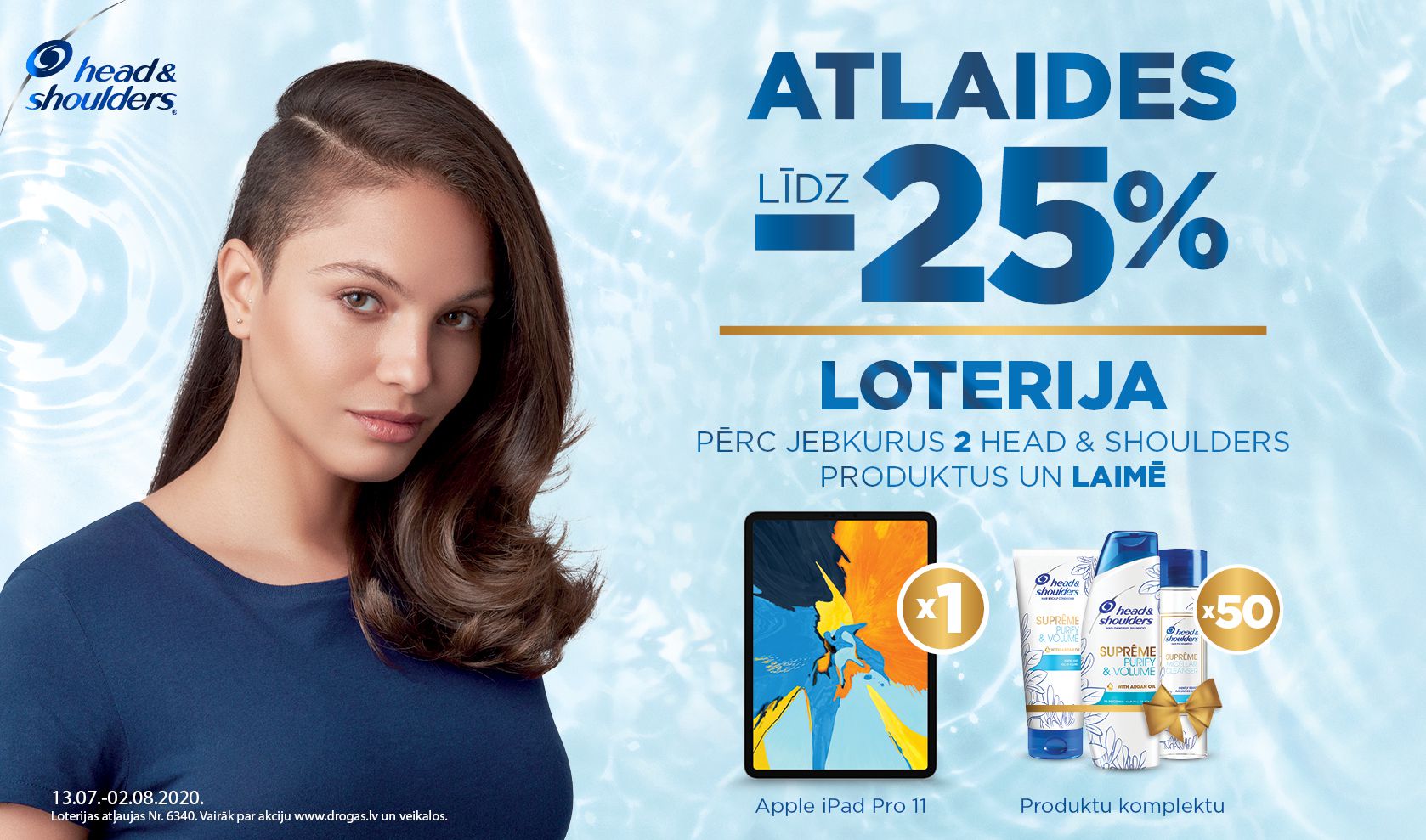 Head & Shoulders loterija Drogās