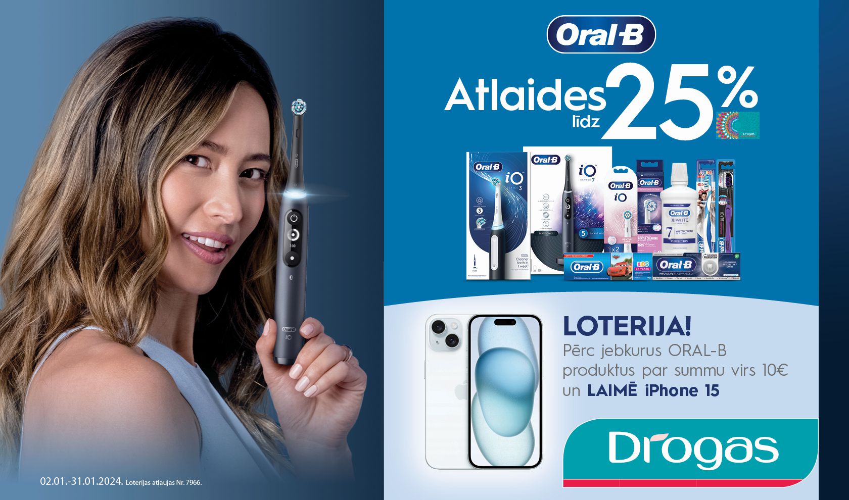 Oral-B loterija Drogas_2024