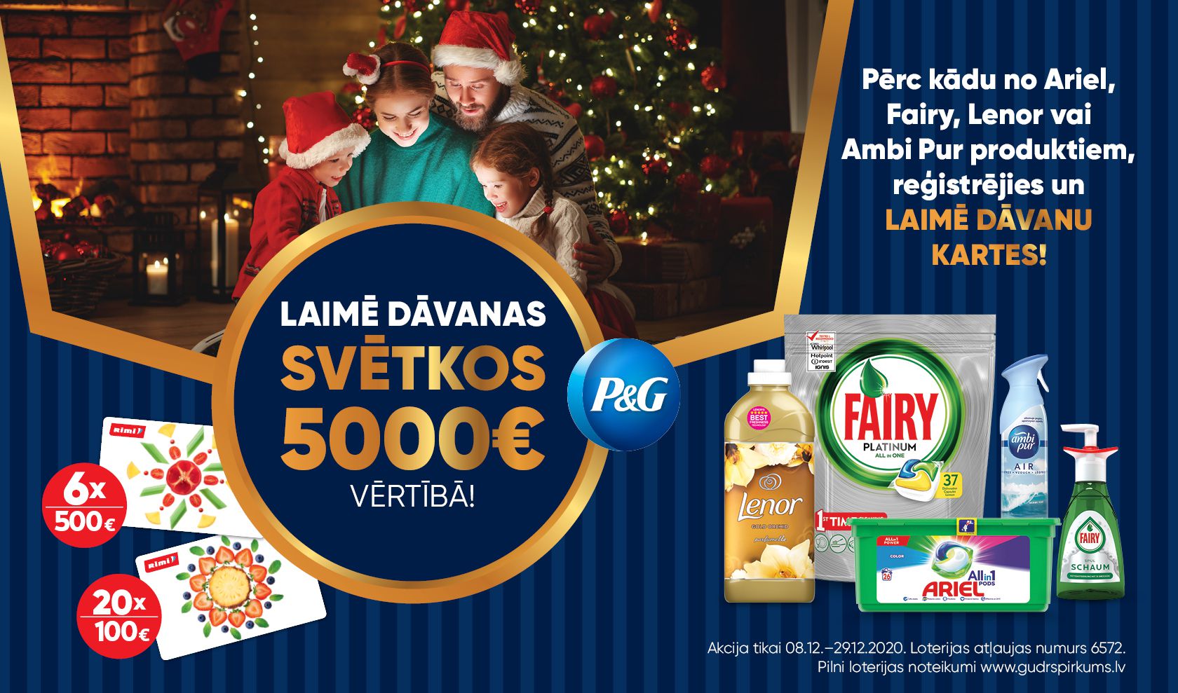 RIMI P&G Lielā Tīrības dienas loterija  